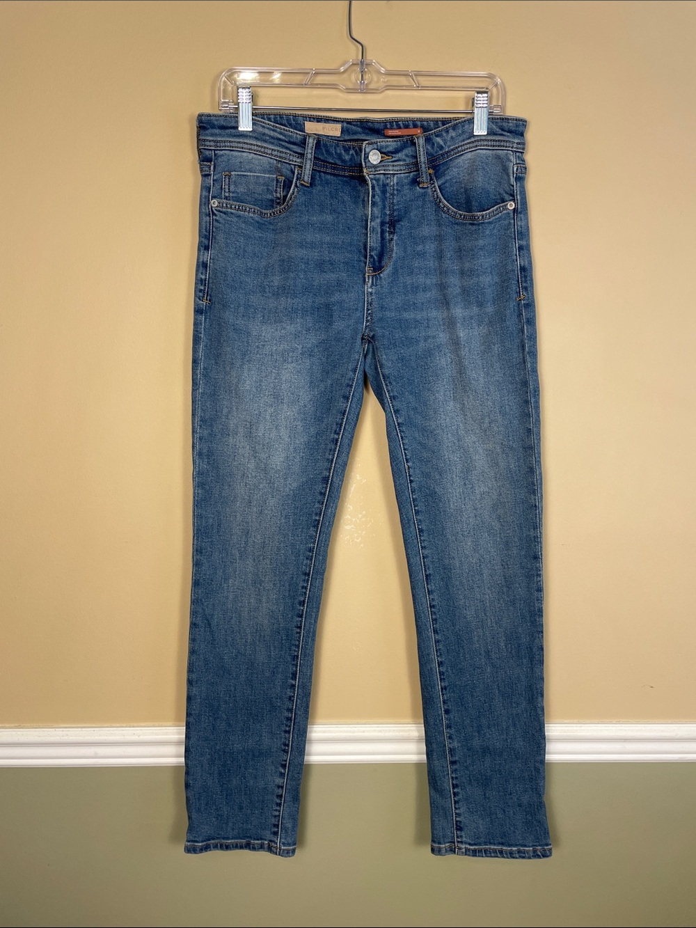 Pilcro Women’s Slim Boyfriend Medium Wash Denim Jeans